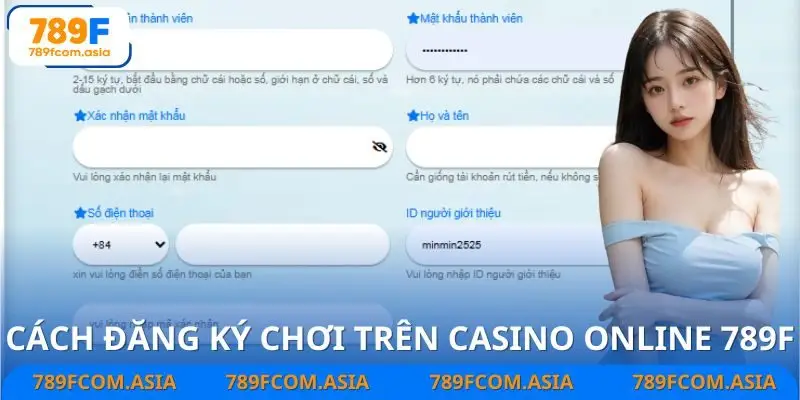 Hướng dẫn cách đăng ký một tài khoản trên sảnh casino online